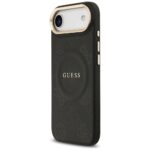 Case Guess Peony Hot Stamp MagSafe for iPhone Air black - imagine 2