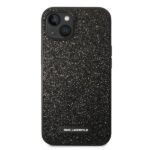 Karl Lagerfeld KLHCP14MG2ELK iPhone 14 Plus / 15 Plus 6,7" hardcase black Glitter Plaque Logo - imagine 3
