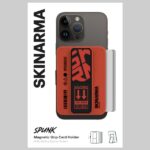 Wallet Skinarma Mirage Spunk Magnetic Grip Stand orange - imagine 4