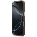 Case Guess 4G Triangle Logo MagSafe for iPhone 17 Pro brown - imagine 5