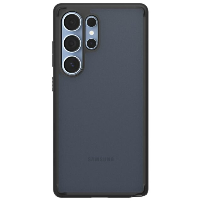 Spigen Ultra Hybrid Case for Samsung Galaxy S25 Ultra Black - imagine 2