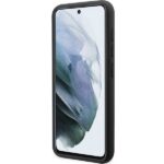 Guess GUHCS23SSLSMK S23 S911 black hardcase Silicone Vintage Gold Logo - imagine 5