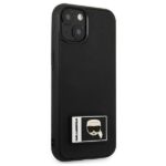 Karl Lagerfeld KLHCP13M3DKPK iPhone 13/ 14 / 15 6,1" black hardcase Ikonik Patch - imagine 4