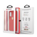 Ferrari Hardcase FESSIHCS62RE for Samsung Galaxy S20 (G980) Red Silicone Collection - imagine 7