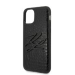 Karl Lagerfeld KLHCN58CRKBK iPhone 11 Pro hardcase black Croco - imagine 5