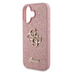 Guess GUHCP16MHG4SGP iPhone 16 Plus 6.7" pink hardcase Fixed Glitter Big 4G - imagine 6