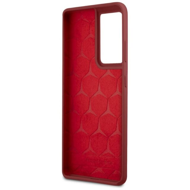 Mercedes MEHCS21LSILRE S21 Ultra G998 red hardcase Silicone Line - imagine 7