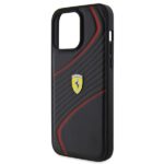 Ferrari FEHCP15XPTWK iPhone 15 Pro Max 6.7" black hardcase Twist Metal Logo - imagine 6