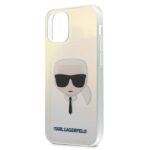 Karl Lagerfeld KLHCP12SPCKHML iPhone 12 mini 5,4" multicolor hardcase Iridescent Karl`s Head - imagine 4