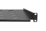 Extralink 1U 300mm Black | Shelf | 19", for wall cabinets - imagine 5