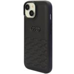 Audi GT Synthetic Leather iPhone 15 Plus / 14 Plus 6.7" black hardcase AU-TPUPCIP15M-GT/D2-BK - imagine 3