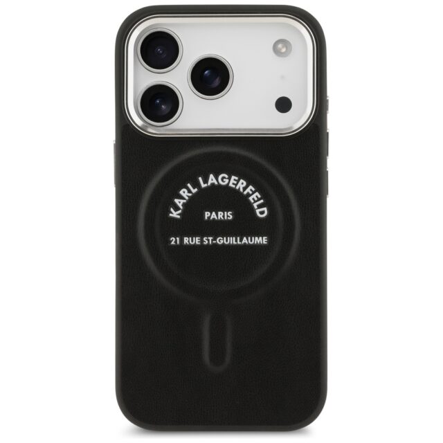 Karl Lagerfeld Karl RSG Logo MagSafe Case for iPhone 17 Pro Black - imagine 3
