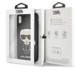 Karl Lagerfeld KLHCI65IKPUBK iPhone Xs Max hardcase black Iconic Karl Embossed - imagine 7