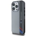 BMW BMHCP16L23HTFEG iPhone 16 Pro 6.3" grey hardcase Motorsport IML Vertical Stripe - imagine 2