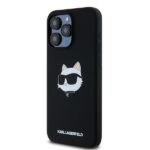 Karl Lagerfeld KLHMP15XSCHPPLK iPhone 15 Pro Max 6.7" black hardcase Silicone Choupette Head M - imagine 2