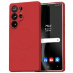 Mercury MagSafe Semi-Silicone Sam S25    Ultra S938 red