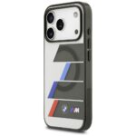 BMW M IML Metal Buttons Tricolor Lines MagSafe Case for iPhone 17 Pro Max Anthracite - imagine 2