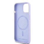Karl Lagerfeld KLHMP15SSCMKCRHU iPhone 15 6.1" purple hardcase Silicone Karl&Choupette Heads Ring - imagine 7