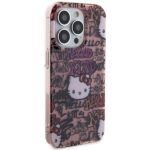 Hello Kitty HKHCP15LHDGPTP iPhone 15 Pro 6.1" pink hardcase IML Tags Graffiti - imagine 4