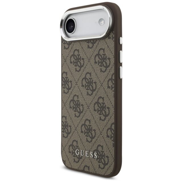 Case Guess 4G Classic Logo MagSafe for iPhone Air brown - imagine 2
