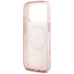 Guess IML Flower & Tonal Circle MagSafe Case for iPhone 17 Pro Pink - imagine 7