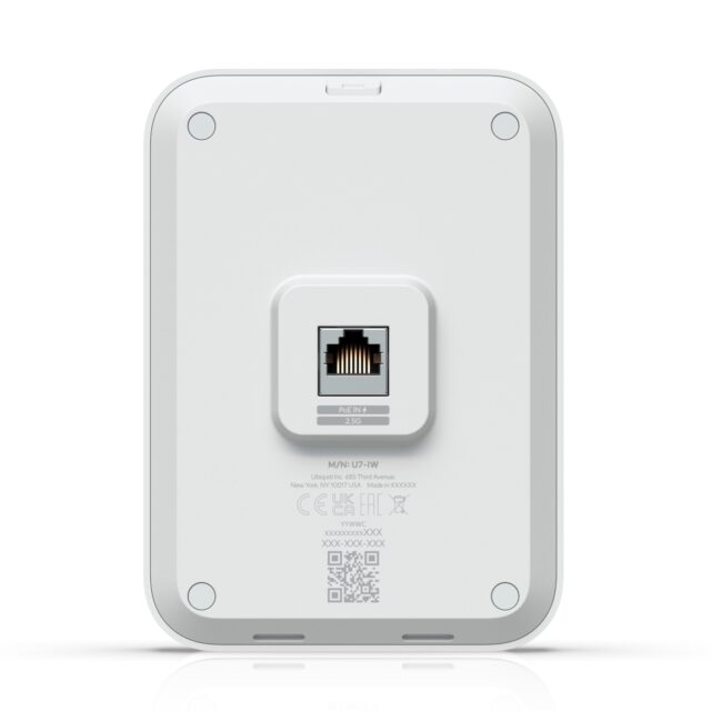 Ubiquiti U7-IW | Access Point | Wall Mounted, WiFi 7, 2.5 GbE PoE Switch - imagine 3