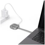 4smarts Magnetic SSD Case up to 4TB with 3C MagSafe Stand Gray 541311 - imagine 3
