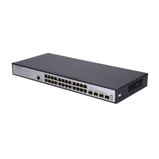 Extralink Hypnos | Switch | 24x RJ45 1000Mb/s, 4x SFP+, L3, managed - imagine 5