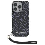 Karl Lagerfeld KLHCP16XHZBPKCCU iPhone 16 Pro Max 6.9" purple Zebra With Cord - imagine 2