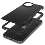 Spigen Thin Fit iPhone 15 Plus / 14 Plus 6.7" black ACS06639 - imagine 10