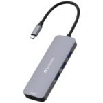 Verbatim Adapter Hub USB-C - 2xHDMI/3xUSB-A/SD/microSD/USB-C aluminum 32151 - imagine 3