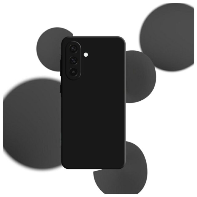 Case 3MK Silicone Case for Samsung Galaxy A36 black - imagine 2