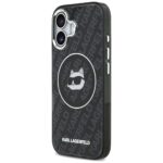 Case Karl Lagerfeld IML Choupette Head   Logo MagSafe for iPhone 17 black - imagine 2