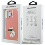 Case Karl Lagerfeld IML Aquarelle        Choupette & Logo for iPhone 16 pink - imagine 8