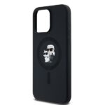 Karl Lagerfeld KLHMP15XSCMKCRHK iPhone 15 Pro Max 6.7" black hardcase Silicone Karl & Choupett - imagine 6