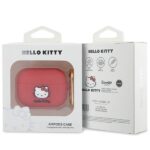Hello Kitty HKAP3DKHSF AirPods Pro Cover Fuchsia Silicone 3D Kitty Head - imagine 3