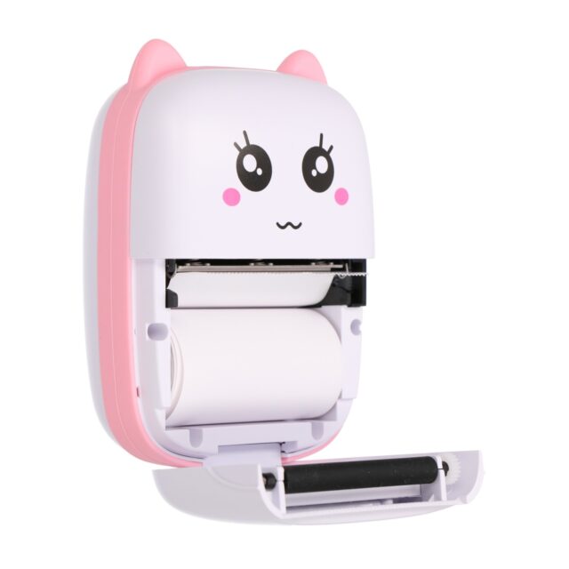 Extralink EPP-001 Pink | Mini thermal printer | Bluetooth, USB-C, 1200 mAh, 210 dpi - imagine 5
