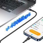 USAMS Cable USB-C to USB-C 60W 1.2m Fast Charging steel/tarnish SJ724USBSG01 (US-SJ724) - imagine 4