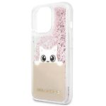 Karl Lagerfeld KLHCP13XPABGNU iPhone 13 Pro Max 6,7" pink hardcase PEEK A BOO Liquid Glitter - imagine 6
