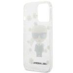 Karl Lagerfeld KLHCP13XHFLT iPhone 13 Pro Max 6,7" transparent Flower Ikonik Karl - imagine 7
