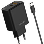 Wall charger Beline 45W + cable USB-C BLN2CB45C black