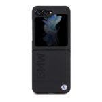Case BMW BMHCZF5SLLBK Z Flip5 F731 black Leather Hot Stamp - imagine 2