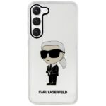 Karl Lagerfeld KLHCS23SHNIKTCT S23 S911 transparent hardcase Ikonik Karl Lagerfeld - imagine 3