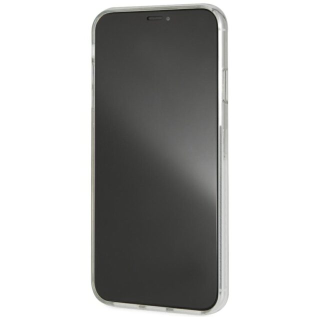 Guess GUHCI65ROSTR iPhone Xs Max transparent hard case Flower Desire red roses - imagine 6