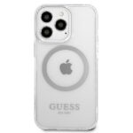 Guess GUHMP13LHTRMS iPhone 13 Pro / 13 6,1" silver hard case Metal Outline Magsafe - imagine 3
