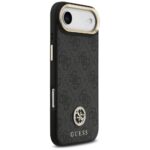 Guess 4G Strass Logo & Big Strap Metal Buttons MagSafe Case for iPhone Air black - imagine 4