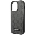 Karl Lagerfeld KLHCP14XSAKLHPG iPhone 14 Pro Max 6,7" hardcase grey Saffiano Mono Metal Logo - imagine 6
