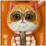Etui Nimmy Cool&Cute 2.0 Cat do iPhone    17 Pro z magnetyczną zawieszką pomarańczowy - imagine 6