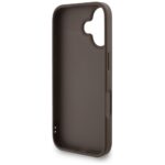 Guess 4G Strap 4G Classic Logo Case for iPhone 16 Brown - imagine 7