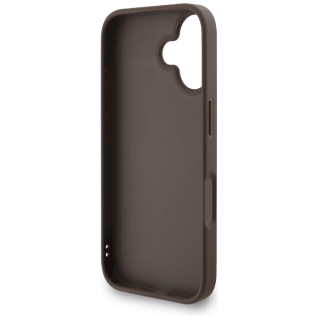 Guess 4G Strap 4G Classic Logo Case for iPhone 16 Brown - imagine 7